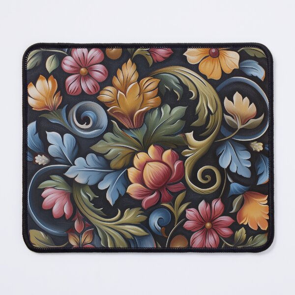 Item preview, Norwegian Rosemaling-Oil On Canvas #39 designed and sold by Gypsykiss.