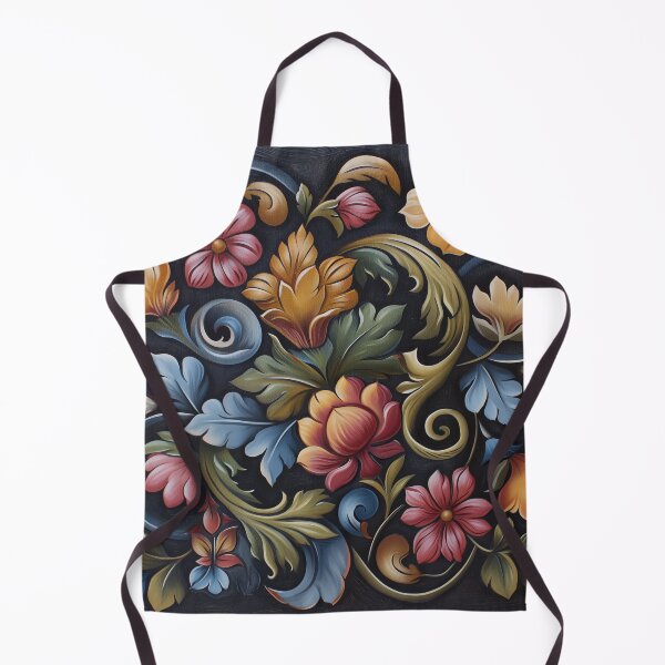 Item preview, Norwegian Rosemaling-Oil On Canvas #39 designed and sold by Gypsykiss.