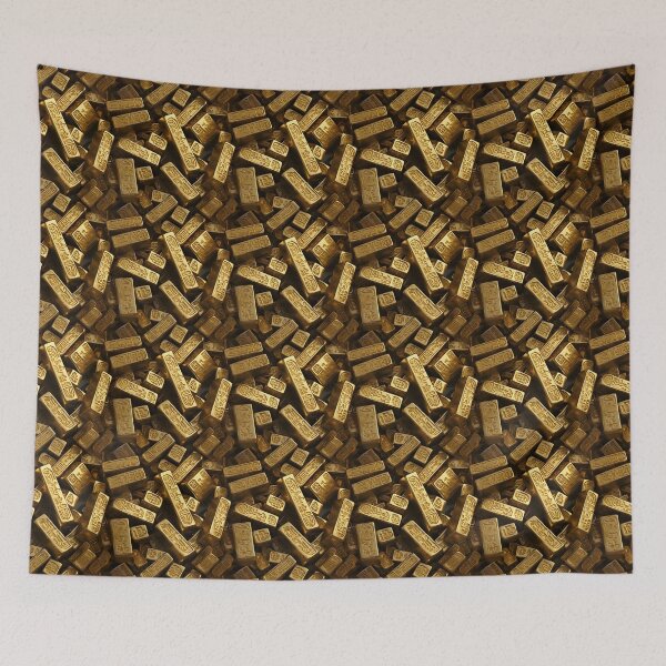 Item preview, Pile of Gold Bars with Intricate Engravings designed and sold by sample325.
