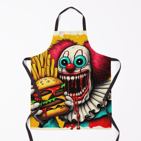 Item preview, Hungry Fast Food Circus Clown Monster! designed and sold by AIPixelMaster.