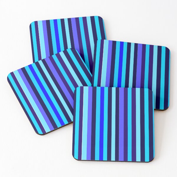 Item preview, Blue Multi Tone Stripes  designed and sold by DanielleGensler.