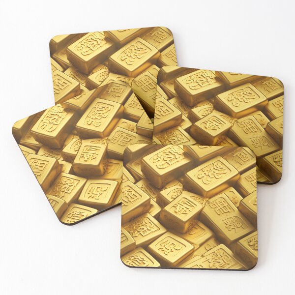 Item preview, Pile of Gold Bars with Intricate Engravings designed and sold by sample325.