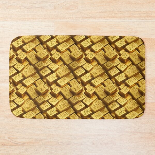 Item preview, Pile of Gold Bars with Intricate Engravings designed and sold by sample325.