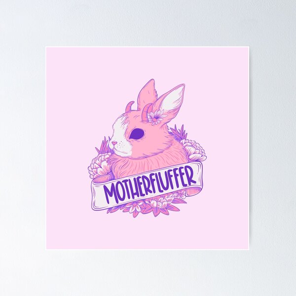 Item preview, Demon bunny motherfluffer designed and sold by Jess.a.creates.