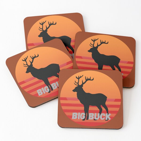 Item preview, Big Buck Deer (Vintage Sunset) designed and sold by Tripp Art Studio.