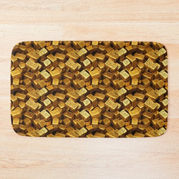 Item preview, Pile of Gold Bars with Intricate Engravings designed and sold by sample325.