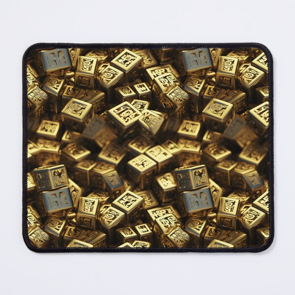 Item preview, Pile of Gold Bars with Intricate Engravings designed and sold by sample325.