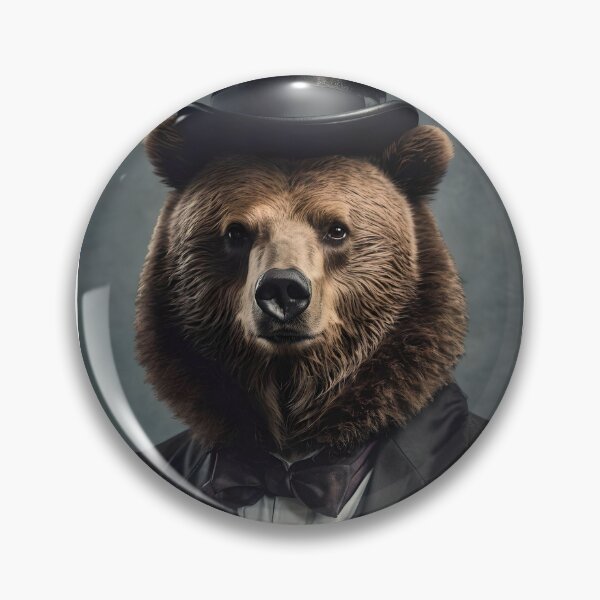 Item preview, Bear in a top hat designed and sold by BlacCollection.