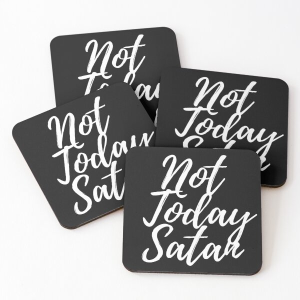 Item preview, Not Today Satan designed and sold by Tripp Art Studio.