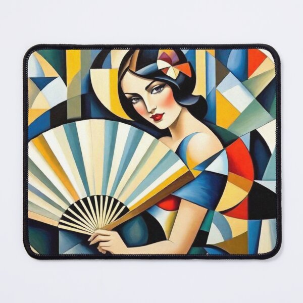 Item preview, Woman with a fan in her hand designed and sold by KilianSzmid.