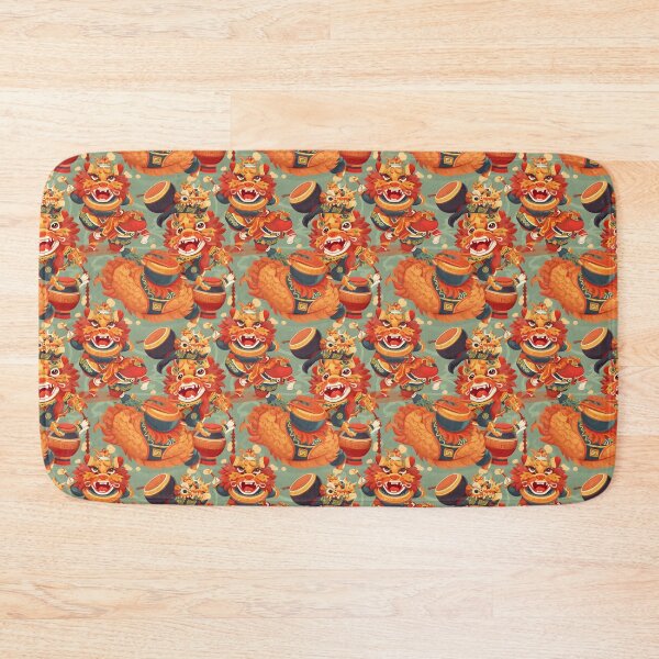 Item preview, Traditional Chinese Lion Dance Celebration Illustration designed and sold by sample325.