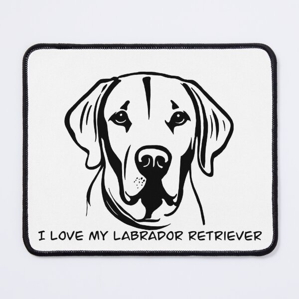 Item preview, I Love My Labrador Retriever designed and sold by luckeyduckdesgs.