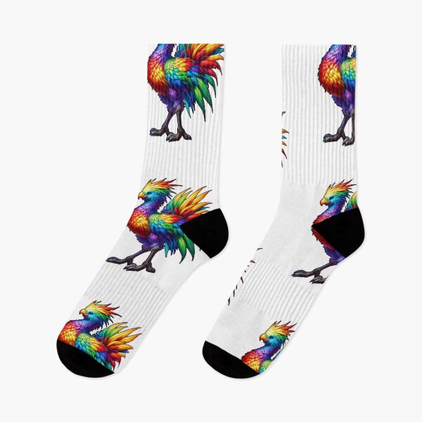 Item preview, Rainbow Colored Chocobo Bird from Final Fantasy Games designed and sold by kylmllr101684.