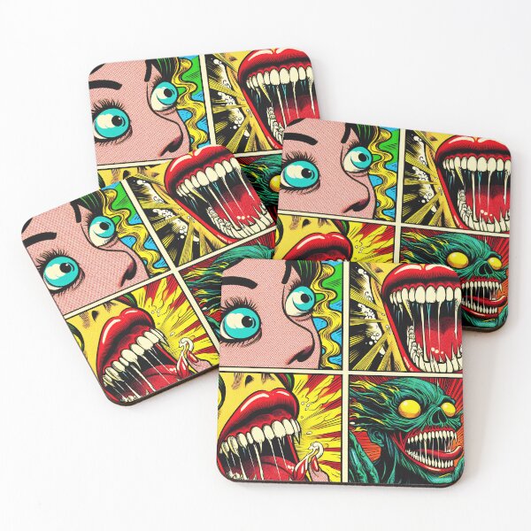 Artikelvorschau, Psychedelisches Monster, das Retro-Comic-Panels verwandelt entworfen und verkauft von AIPixelMaster.