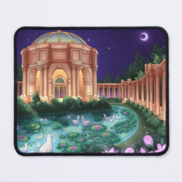 Item preview, Dancing Pavilion by Lily Pad Pond in Greek Theme at Night designed and sold by JumpingRabbits.