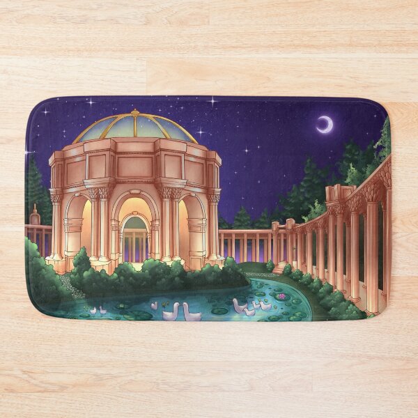 Item preview, Dancing Pavilion by Lily Pad Pond in Greek Theme at Night designed and sold by JumpingRabbits.