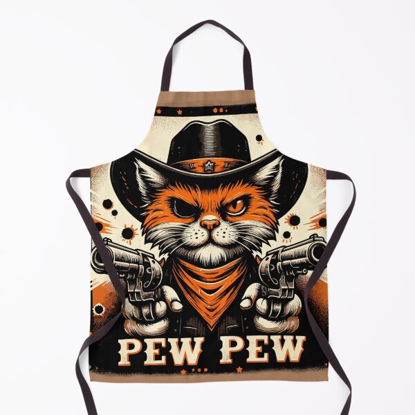Item preview, Pew Pew - The Orange Outlaw: Feline Duelist in the Wild West designed and sold by Diegos-.