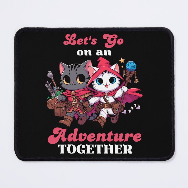 Item preview, Adventure Together - Valentine Cat designed and sold by Kawaii-n-Spice.