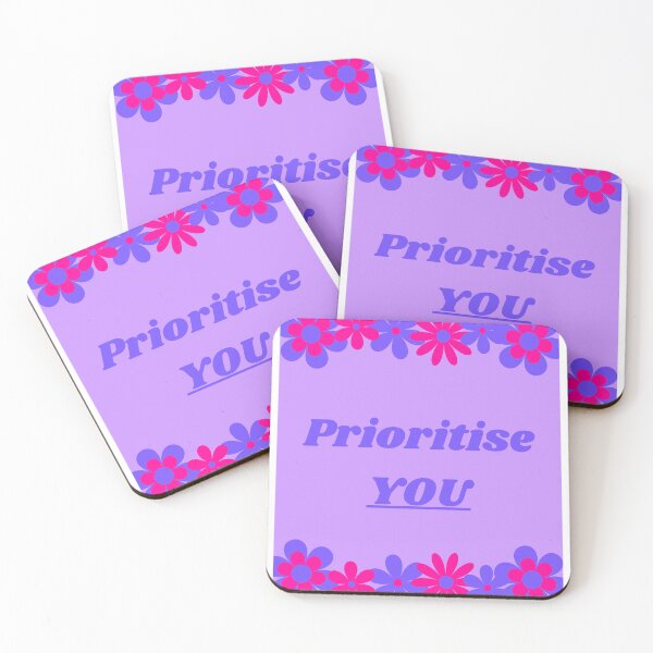 Item preview, Prioritise You - Pink And Purple designed and sold by MadeByJadex.