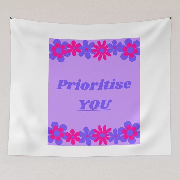 Item preview, Prioritise You - Pink And Purple designed and sold by MadeByJadex.