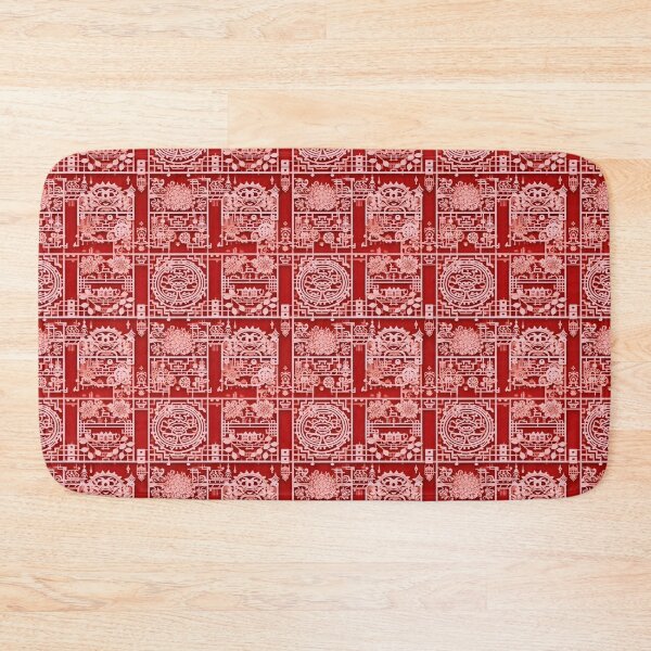 Item preview, Intricate Red Chinese Paper Cut Patterns designed and sold by sample325.