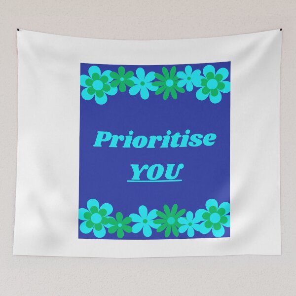 Item preview, Prioritise You - Blue And Green designed and sold by MadeByJadex.