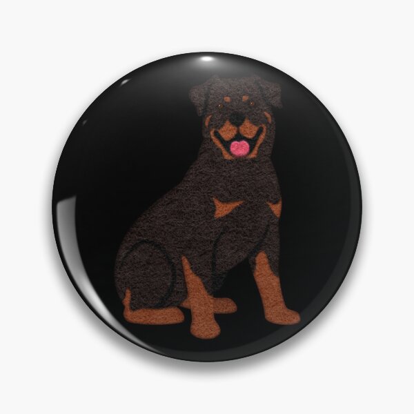 Item preview, Felt Look Rottweiler So Cute by Cherie(c)2024 designed and sold by CheriesArt.