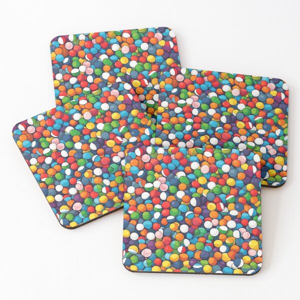 Item preview, Abstract Colorful Gumball Pattern designed and sold by calibrit.