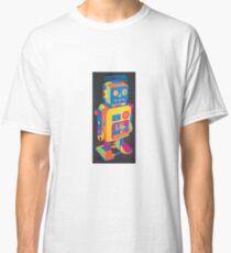 Neon Robot 3 Classic T-Shirt
