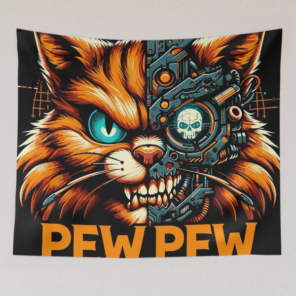 Item preview, Galactic Villain: Cybernetic Feline Fury designed and sold by Diegos-.