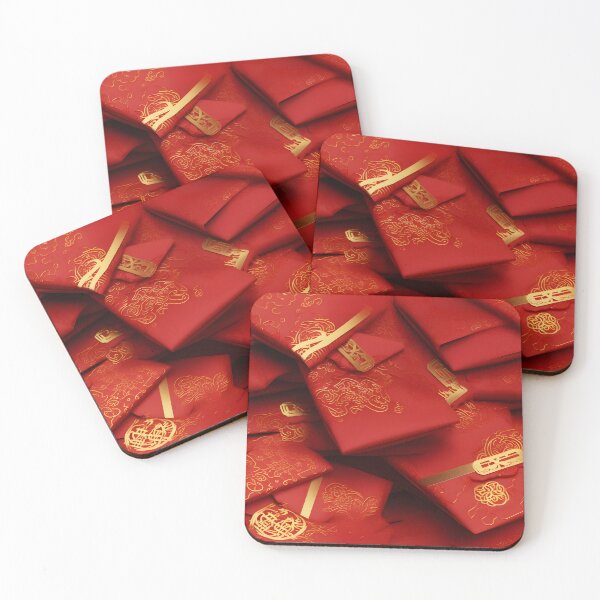 Item preview, A red envelope hongbao with gold Chinese calligraphy designed and sold by sample325.