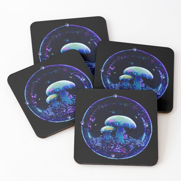 Item preview, Blue Mushroom Bubble  designed and sold by Pebbledrops.