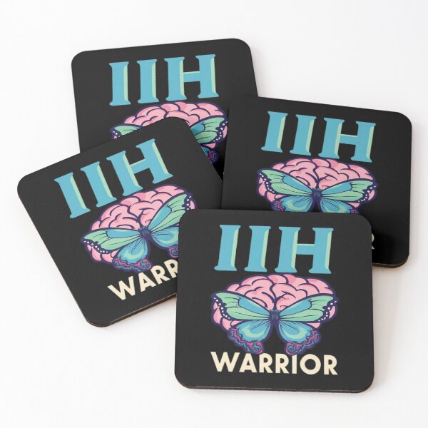 Item preview, Idiopathic Intracranial Hypertension Awareness Hope Ribbon Hearts Warrior designed and sold by UrbanGraphixs.