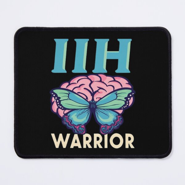 Item preview, Idiopathic Intracranial Hypertension Awareness Hope Ribbon Hearts Warrior designed and sold by UrbanGraphixs.