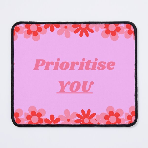 Item preview, Prioritise You - Red And Pink designed and sold by MadeByJadex.