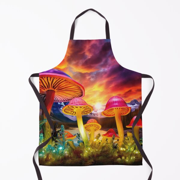 Item preview, Magical Mushrooms Sunset: Dreamscape Fantasy Art designed and sold by Fantasy Masterpiece.
