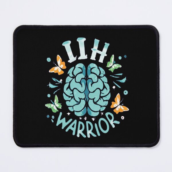Item preview, Idiopathic Intracranial Hypertension Awareness Hope Ribbon Hearts Warrior designed and sold by UrbanGraphixs.
