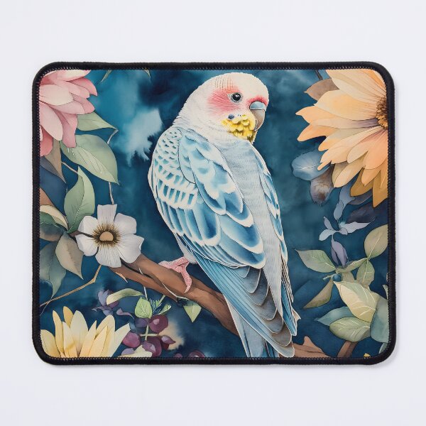 Item preview, Budgie Blossom Serenade designed and sold by EclipseArtisan.