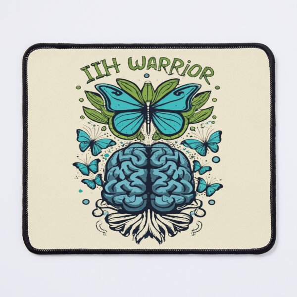 Item preview, Idiopathic Intracranial Hypertension Awareness Hope Ribbon Hearts Warrior designed and sold by UrbanGraphixs.