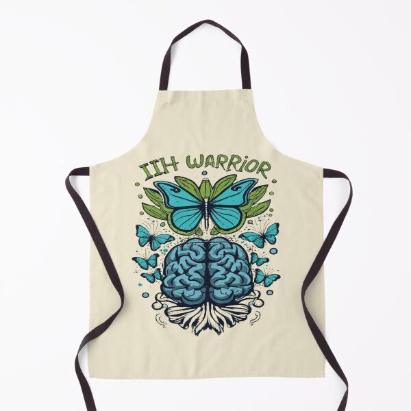 Item preview, Idiopathic Intracranial Hypertension Awareness Hope Ribbon Hearts Warrior designed and sold by UrbanGraphixs.