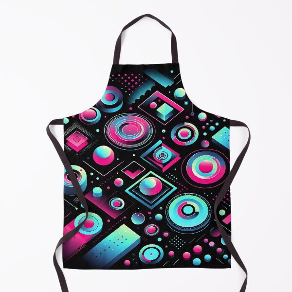 Item preview, Colorful Abstract Neon Circles designed and sold by Alessei.