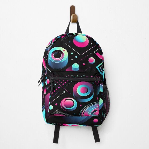 Item preview, Colorful Abstract Neon Circles designed and sold by Alessei.