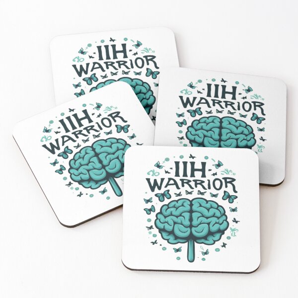 Item preview, Idiopathic Intracranial Hypertension Awareness Hope Ribbon Hearts Warrior, IIH designed and sold by UrbanGraphixs.
