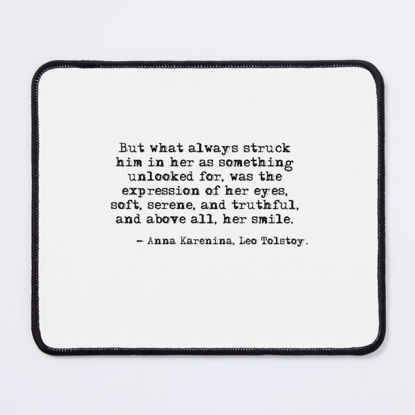 Item preview, Above all, her smile - Anna Karenina designed and sold by peggieprints.