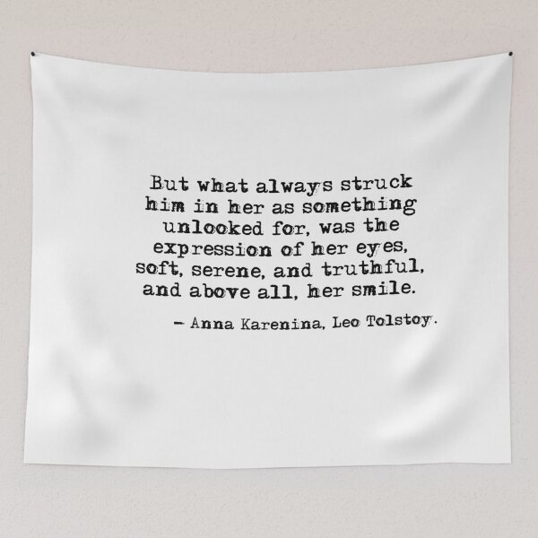 Item preview, Above all, her smile - Anna Karenina designed and sold by peggieprints.