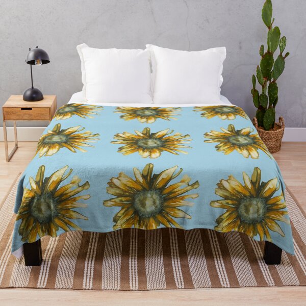 Item preview, Daisy on Powder blue designed and sold by Teri Zeidel.