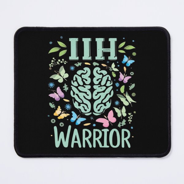 Item preview, Idiopathic Intracranial Hypertension Awareness Hope Ribbon Hearts Warrior designed and sold by UrbanGraphixs.