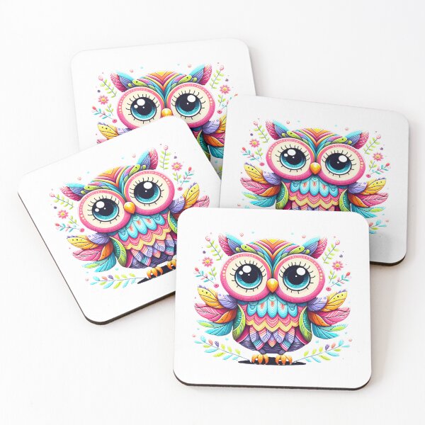 Item preview, Charming Feathered Friend: Cute and Color-Pop Owl T-Shirt designed and sold by JAMESAMORN.