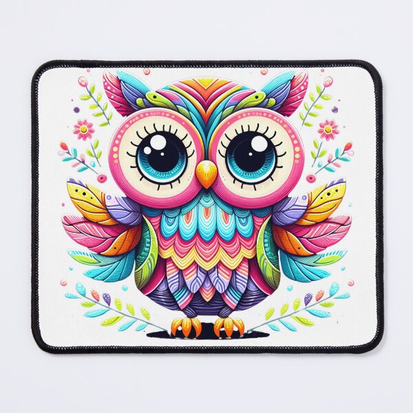 Item preview, Charming Feathered Friend: Cute and Color-Pop Owl T-Shirt designed and sold by JAMESAMORN.