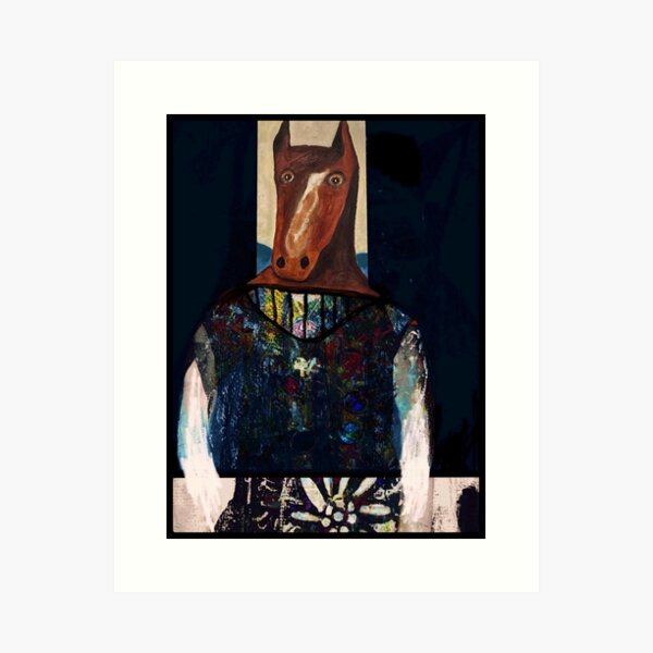 Item preview, ‘The Horses Head’ designed and sold by Linda Truskett Art.